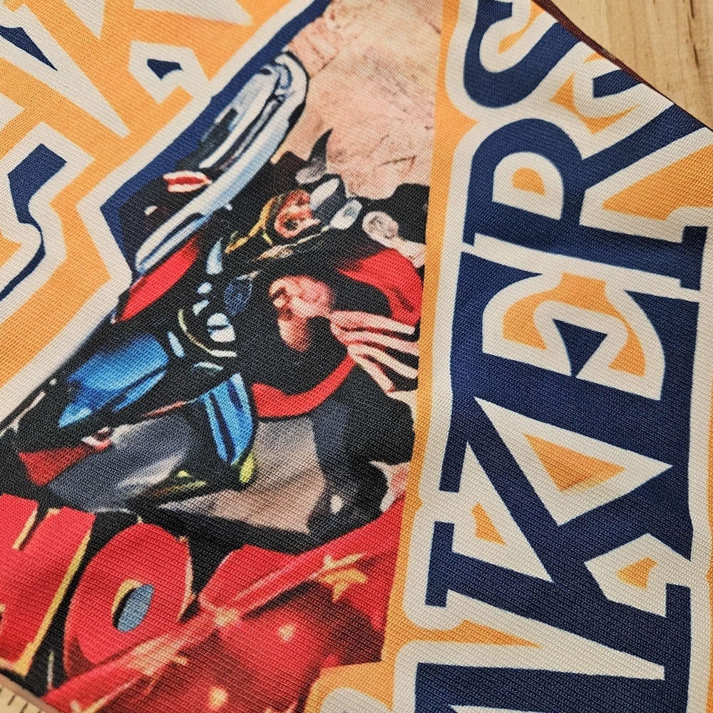 Nostalgia Panel Street Pants Size Medium 90's Hulk Thor Lakers - Picture 7 of 9